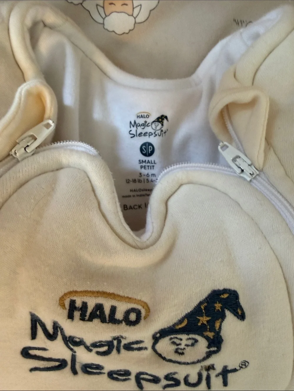 Halo Cream Magic Sleepsuit Infant Wearable Sleep Bag